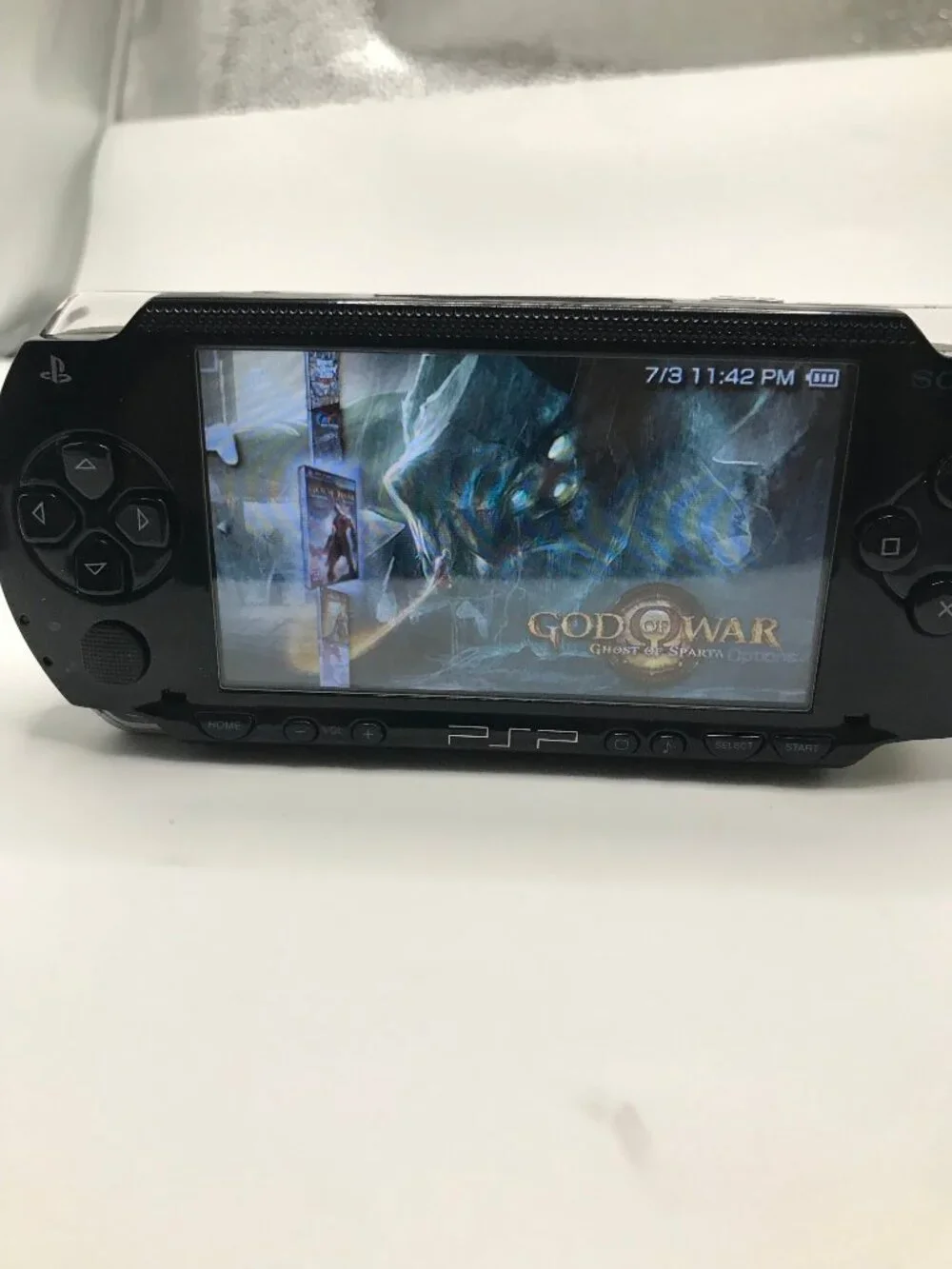 Black PSP 1000 Console W/Charger, preloaded with over 5,000 Game,